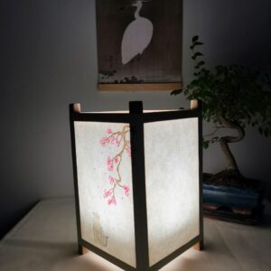 Lampe YUKI - Chat et cerisier